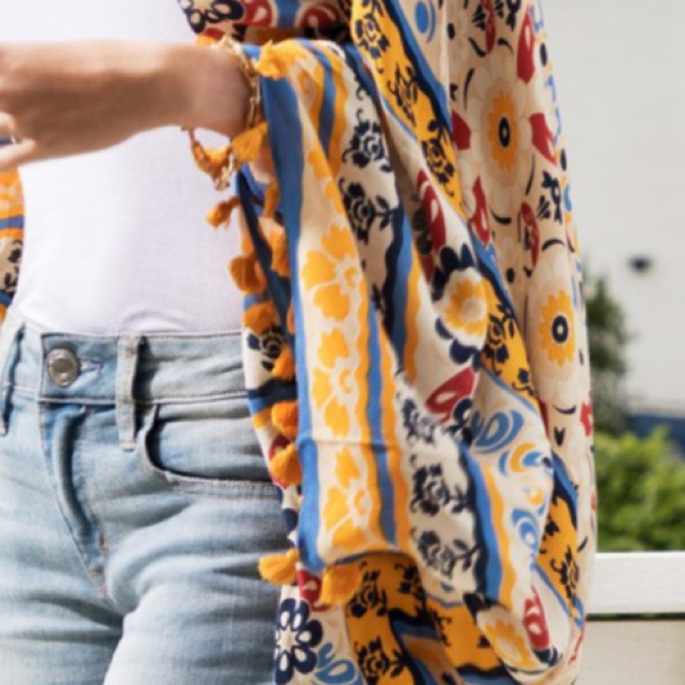 Retro Style Tassel Bohemian Kimono - Picture 6 of 10